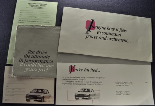 1986 peugeot 505 mailer - 1986,