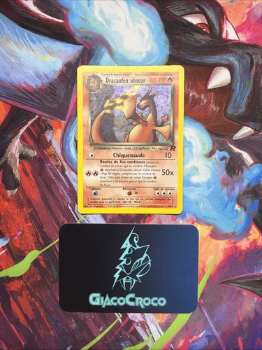 Carte pokemon dracaufeu obscur - carte,