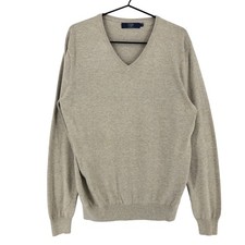 J. CREW Pull Over V-Cou Beige