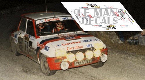 Autocollants renault turbo - autocollants, 5