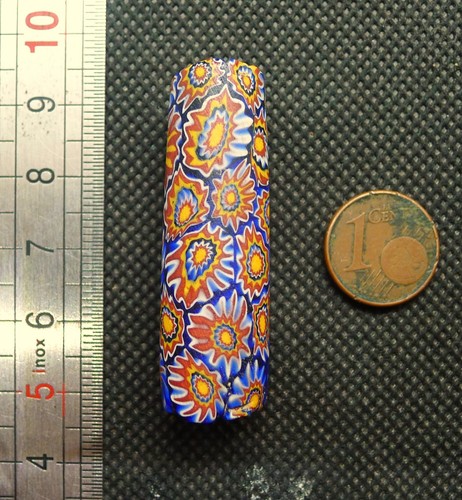 44mm perle verre - perle, millefiori