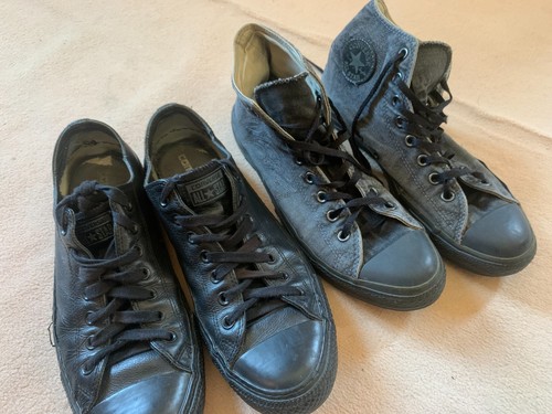 Paires converses cuir - converses,