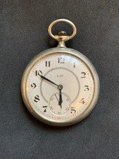 Ancienne Montre Gousset Mecanique LIP Vintage Old Watch