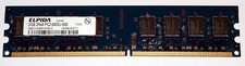 2 GB DDR2-RAM 240-pin 2Rx8 PC2-6400U non-ECC  'Elpida EBE21UE8AFFA-8G-F'