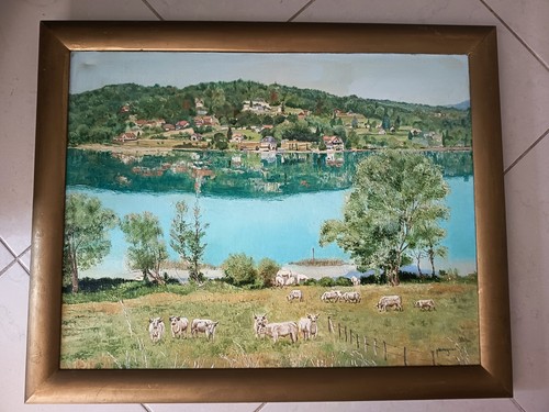 Huile sur toile - gd,
