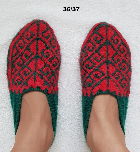 Chaussons intérieur rouge - chaussons, d'intérieur