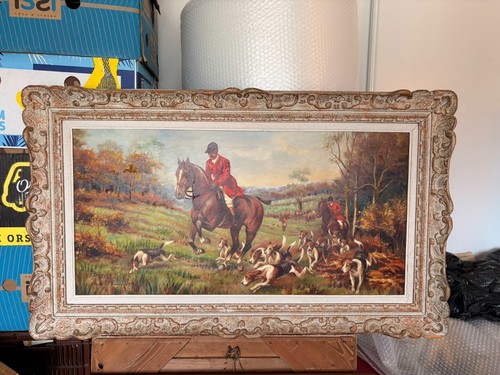 Grand tableau peinture huile - tableau,