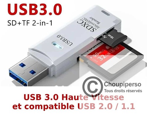 Lecteur reader adaptateur usb - adaptateur,
