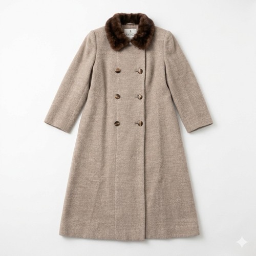 Manteau long vintage pierre - manteau,