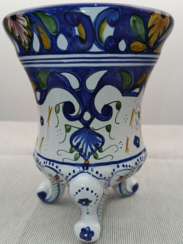 Vase cache pot - tripode, vieux