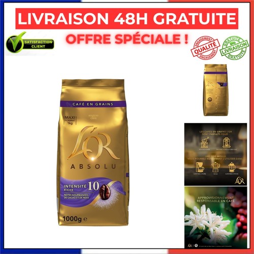 Café grains or - café, en
