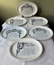 Faïence de Gien 6 Assiettes