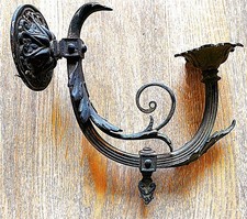 ancienne applique en bronze laiton motif feuilles d'acanthe N°2