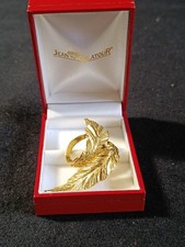 A2BC/BROCHE VINTAGE FEUILLE