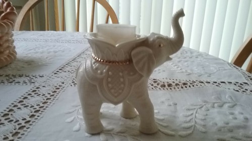 Lenox elephant tea light -  lenox,