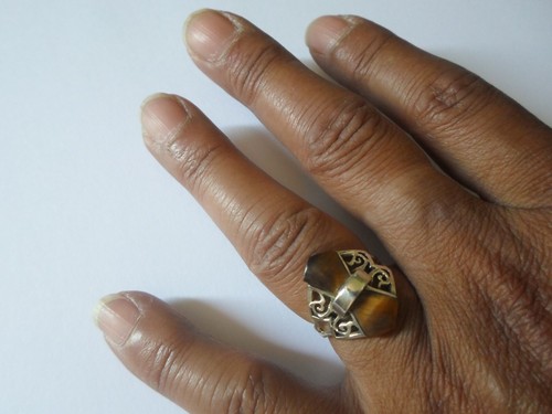 Bague argent massif noeud - argent,
