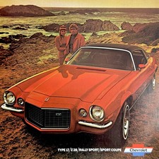 CHEVROLET 1973 CAMARO / 12p brochure catalogue / USA