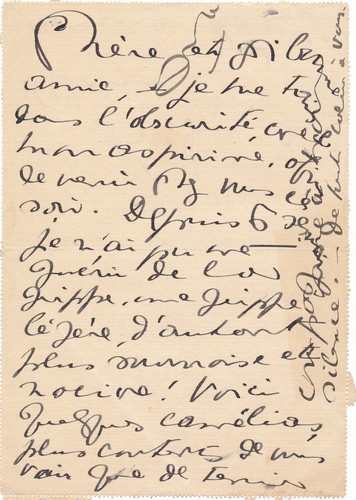 Anna noailles lettre - de,