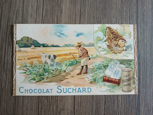 Carte chromo chocolat cacao - carte,