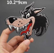 PATCH ECCUSSON BRODE LONE WOLF NO CLUB MOTORCYCLE BIKER TOON