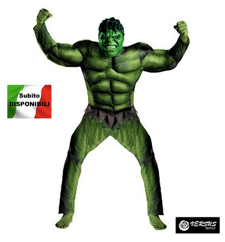 Hulk masque robe - robe, carnaval
