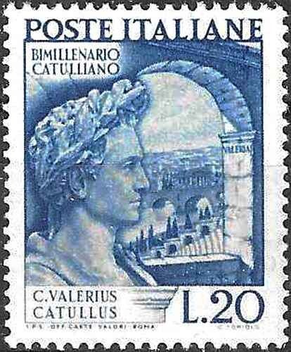 Timbre personnages italie 552 - personnages,