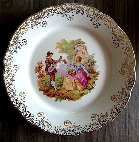 Assiette plate fragonard - plate,