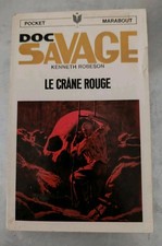 K. ROBESON DOC SAVAGE 17 LE CRÂNE ROUGE POCKET MARABOUT 84 BE- EO J. BAMA