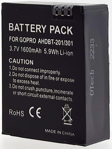 Batterie pour gopro hero3 - pour,