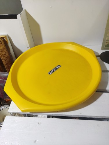 Plateau plastique jaune - plastique,