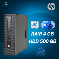 PC DE BUREAU HP 800G1 SFF INTEL I5 RAM 4 Go HDD 500 Go WIN 11 PRO RECONDITIONNÉ