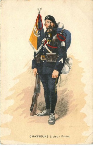 Militaire uniforme chasseur a - chasseur,