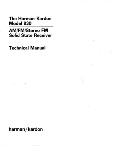 Manuel service pour harman - de,