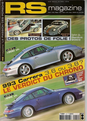 Magazine porsche 993 - 22,