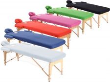 SET DRAP EN COTON HOUSSE DE PROTECTION POUR TABLE DE MASSAGE ESTHETIQUE PLIANTE