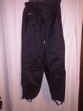 Pantalon de moto DMP, coupe vent et imperméable, homme, noir,  taille XXL