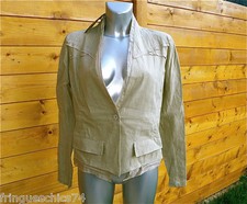 veste sable en lin MC PLANET