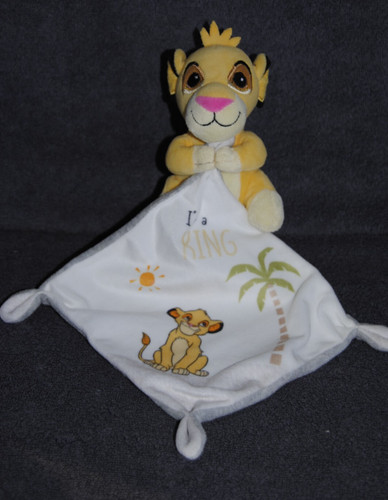 Peluche doudou roi lion - doudou,