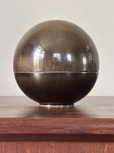 Vase couvert boule vintage - couvert,