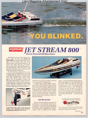 Kyosho jet stream - jet, electric