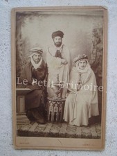 PHOTO D'ALGERIENS, vers 1880 par PROD'HOM photographe à Bône (Algérie)