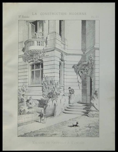 Munich immeuble 1894 - -,
