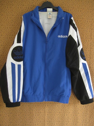 Veste adidas trefoil bleu - veste, 90's