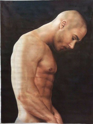 Portrait homme tableau - portrait,