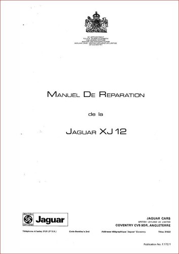 Manuel atelier réparation - manuel,