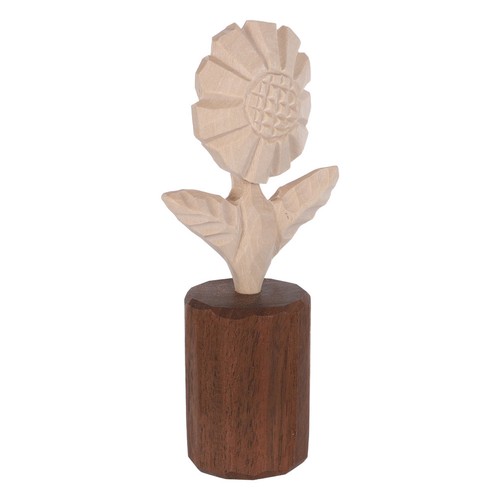 Tournesol sculpté bois - tournesol,