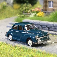 Morris Minor 1000, bleu, 1956