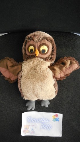 Doudou marionnette chouette - doudou,