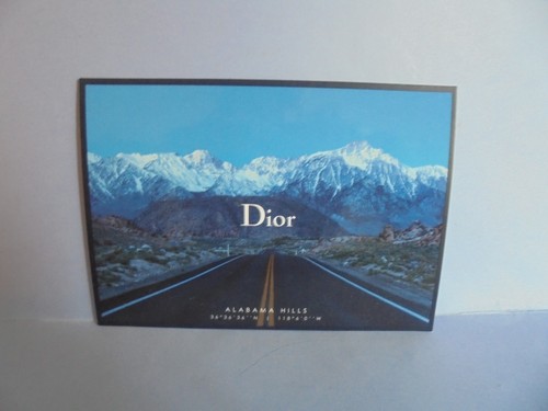 Dior carte publicitaire - dior,