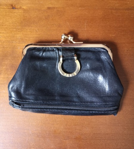 Vintage grand porte - monnaie, en